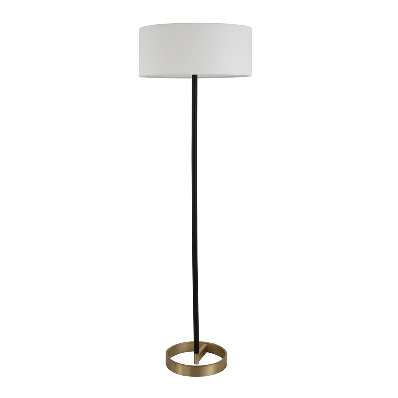 Lampe sur pied 62 po Estella, Laiton