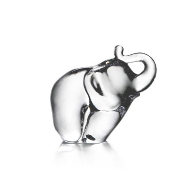 Handmade Glass Elephant Figurine