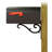 Titan Aluminum Post Mounted Mailbox