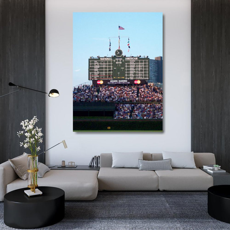 Tableau d'affichage Wrigley Field, H 48 po x l 36 po