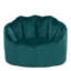 icon Sirena Scallop Chair Bean Bag and Footstool Ochre Yellow Velvet Bean Bags-63656901