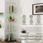 Vitrine en verre de qualité supérieure à 4 niveaux avec 5 modes DEL dynamiques, vitrine en verre trempé pour objets de collection et de décoration, vitrine sur pied pour la maison et le bureau