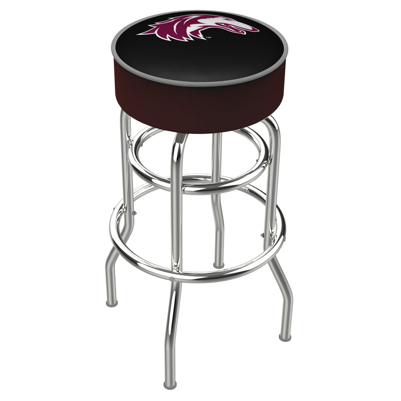 NCAA Swivel Bar & Counter Stool, Counter Stool (25" Seat Height), Southern Illinois