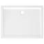 Jaimes Plastic Shower Tray - White-165479381-165479380