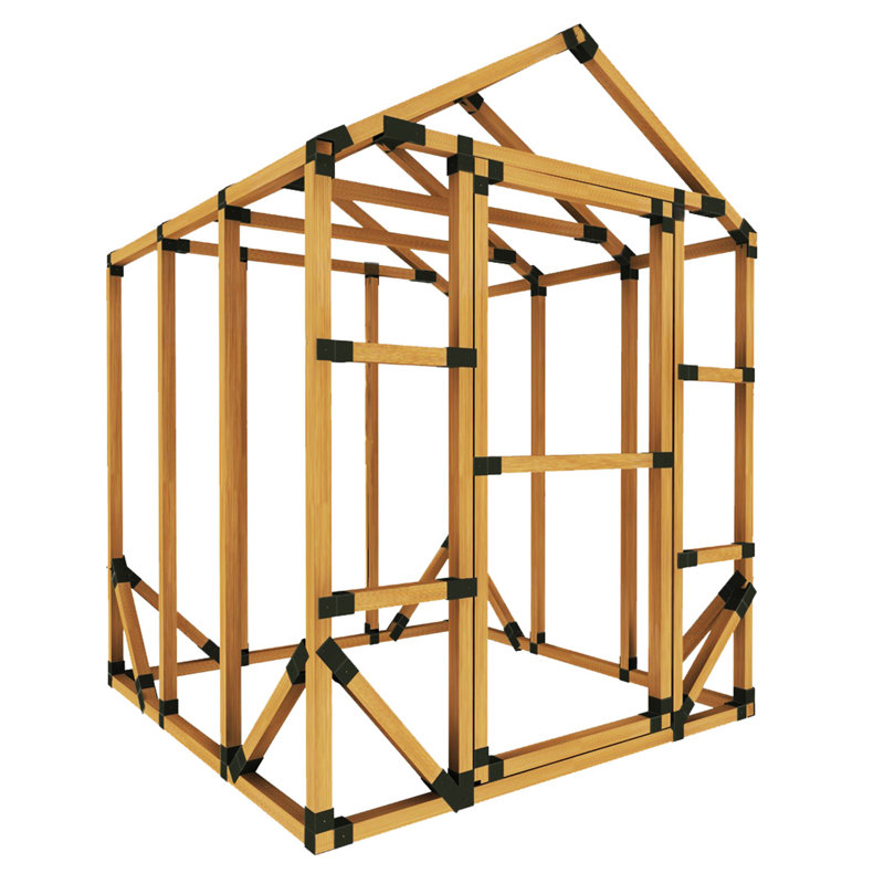 6' W X 6' D Greenhouse Kit