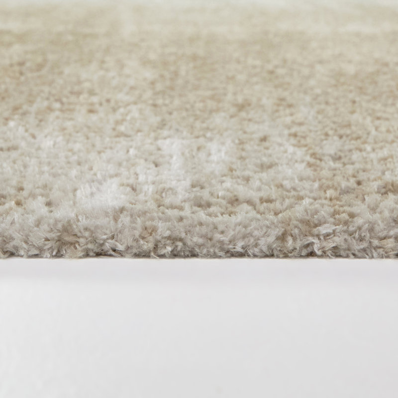 Tapis crème abstrait moderne Eghosa, Rectangle 5 pi 3 po x 6 pi 12 po