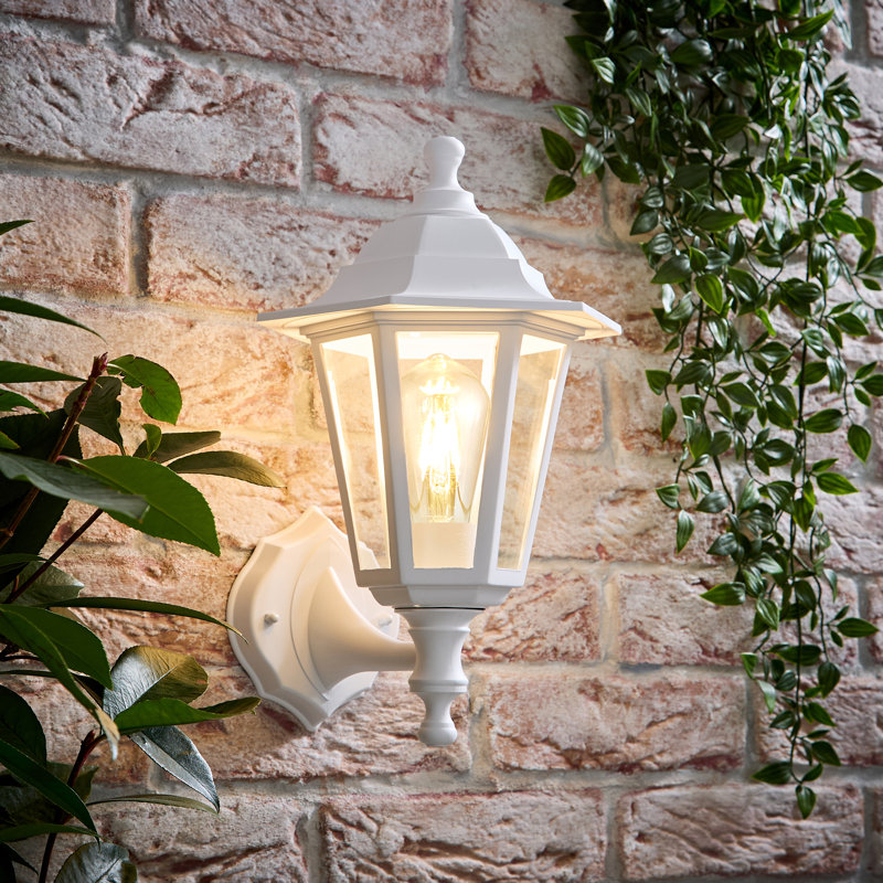 Mcmahan Outdoor Wall Lantern, White