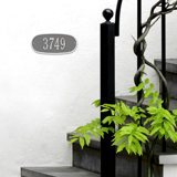 Oval Standard Wall Address Plaque