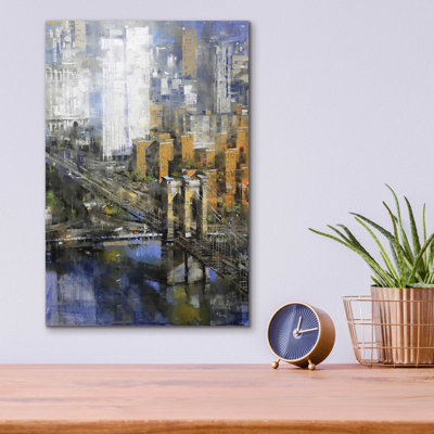 «Brooklyn Bridge 2» par Mark Lague, art mural en verre acrylique