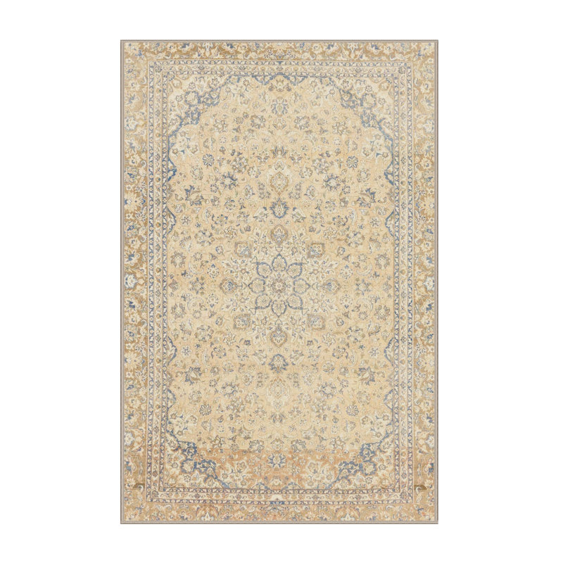 Abstract Indoor Rug, Rectangle 2' x 4'