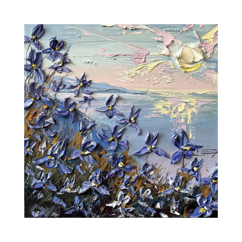 Coastal Dream by Lisa Elley - Wrapped Canvas Painting, 30.48 cm H x 30.48 cm W