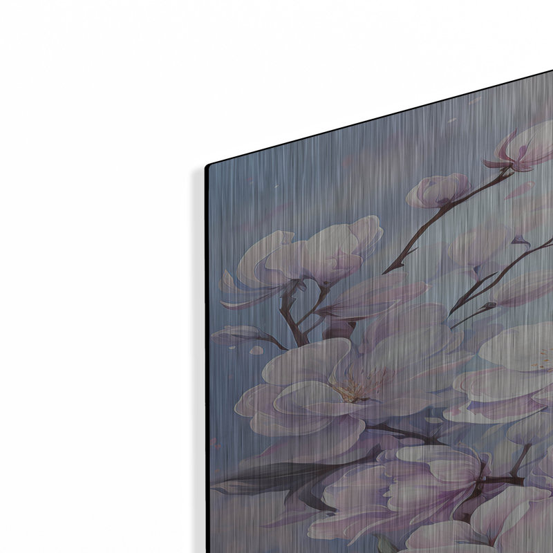  «Moon of Lilac 3» par Momart, art mural en métal, 24 po x 36 po, H 36 po x l 24 po