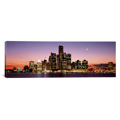 " Night Skyline Detroit Michigan " by Panoramic Images