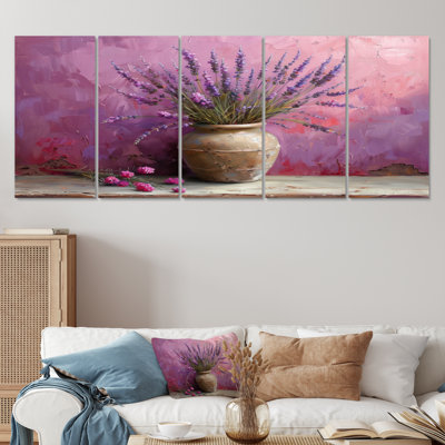 Ireene - Lavender Wall Art Living Room Set
