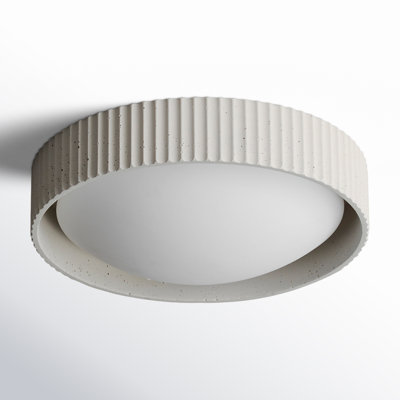 Carran Single Light Acrylic LED Flush Mount