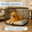 Lit pour chien orthopédique en mousse à mémoire de forme 2 couches PETMAker - 36 x 27, grand, brun clair-20782104-20768939