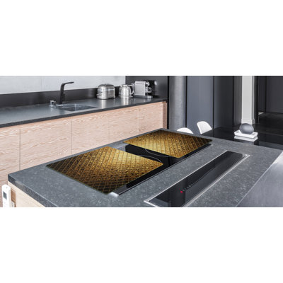 Cooktop Cover - Gold Diamond Noodle Board Gas and Electric Stove Top Cover