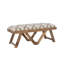 Banc rembourré en bois massif Loachapoka Felicity-1517343688