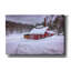 Art mural sur toile Epic Graffiti «Winter At The Maple Sugar Shack» par Rick Berk