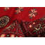Tapis unique en laine noué à la main 5 pi 9 po x 8 pi 7 po nouvel âge Peshawar en rouge / crème / noir