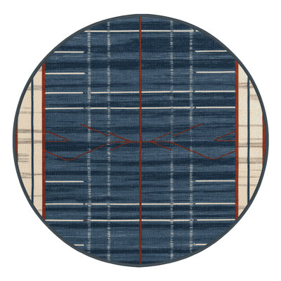 Washable Maritime boundaries Nautical Area Rug