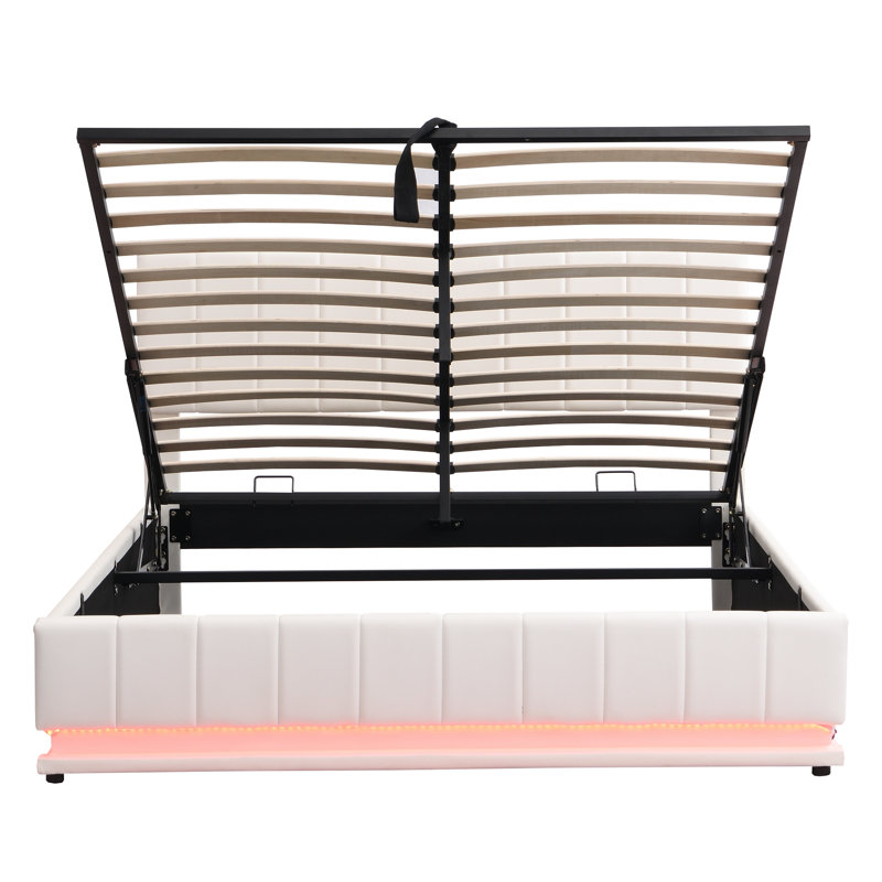 Carolan Upholstered Ottoman Storage Bed, European Kingsize (160 x 200cm)