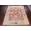Tapis unique en laine noué à la main beige / vert 12 pi 8 po x 14 pi 8 po Nimsi