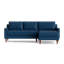 MCM Leather Chaise Sectional-201919938-201919936
