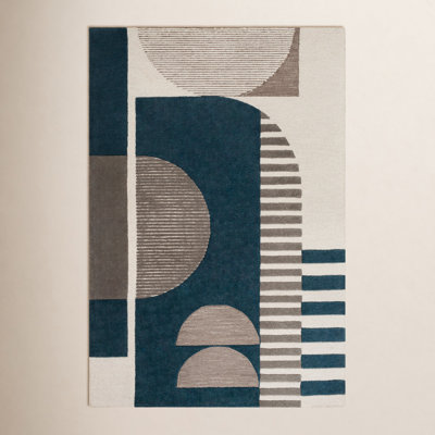 Sola Hand-Tufted Geometric Rug