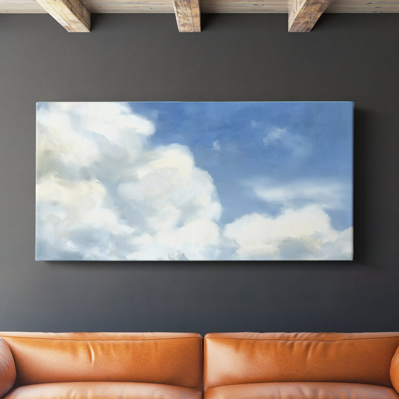 Abstract Series 10 #XXI-Gallery Wrapped Canvas, 16" H x 32" W