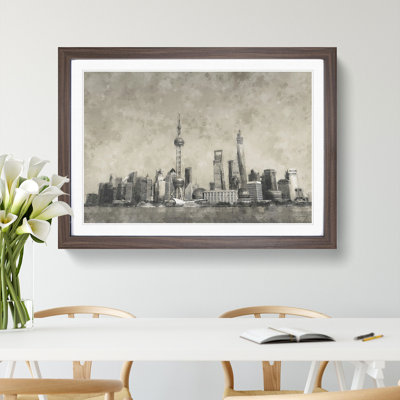 Shanghai Skyline Vol.2 - Picture Frame Graphic Art