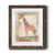 Papier, cadre noyer