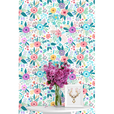 Yelle Peel & Stick Floral Tile