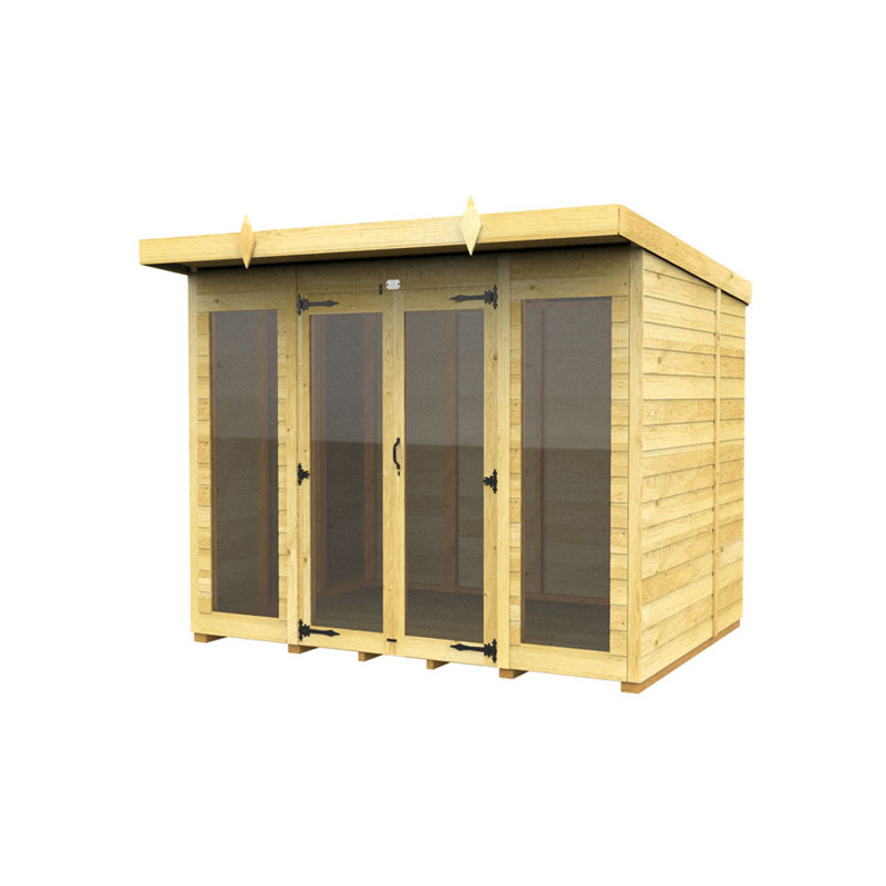 Pent Summer House (Full Height Window), 8 Ft x 5 Ft