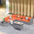 Orange-rouge