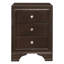 Table de chevet 3 tiroirs avec 2 ports USB-717491138