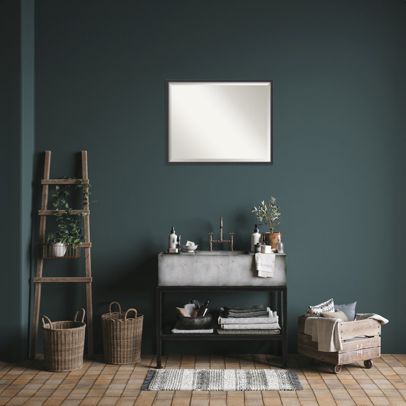 Miroir mural Aadhiran, 23,25 po x 29,25 po, Rectangle