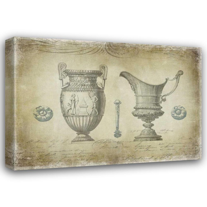 One Allium Way® Jeffries, Oliver, reproduction d'art sur toile tendue, ornementale IV, H 36 po x l 48 po