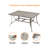 Seehill Patio Swivel Dining Set, Aluminum Outdoor Dining Set With Umbrella Hole, Patio Dining Furniture With Cushions, Outdoor Table And Swivel Chairs For Deck Garden Yard-114543390-114543387