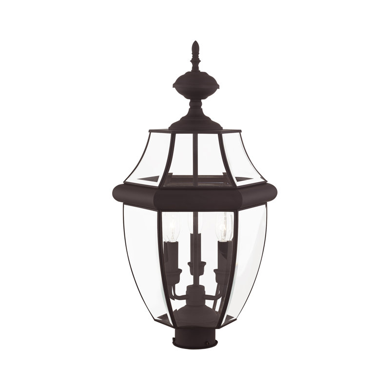 Tête de lanterne câblée 1 lumière Arelene, H 23,5 po x l 12,5 po x P 12,5 po, Bronze