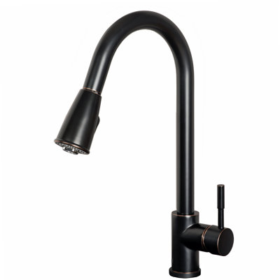 Laguna Brass Pull Down Kitchen Faucet