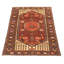 Tapis rouge en laine noué à la main 3 pi 1 po x 5 pi 3 po Andelz