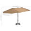 Brentley 270 cm W X 460 cm D Market Parasol with Crank Lift-529611467-529611470