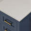 Ensemble de meuble-lavabo simple 48 po avec plateau en quartz Maya-101808833-101808834