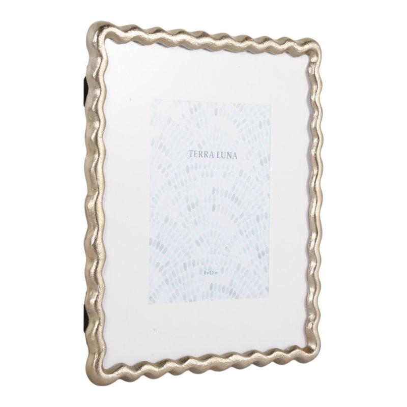 Cadre photo décoratif mat avec bordure festonnée pour la décoration intérieure