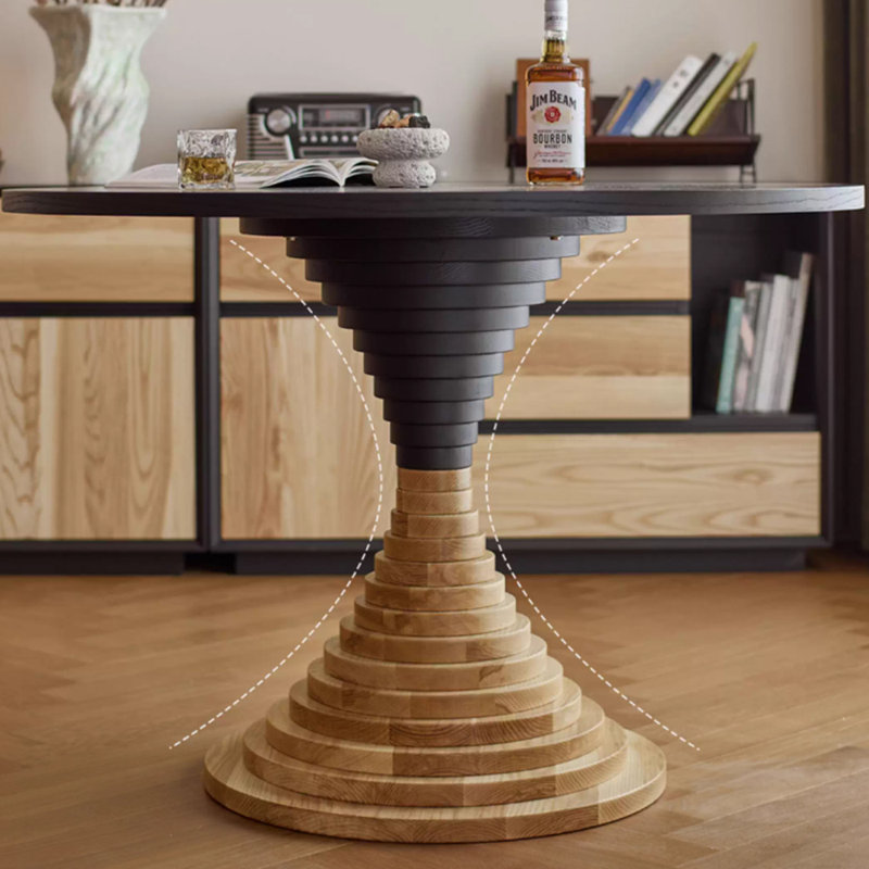 Table ronde spéciale Design créatif 43,3 pouces