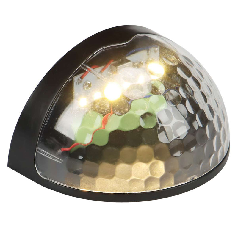 Solar Powered Integrated LED Deck Light Pack, Warm White