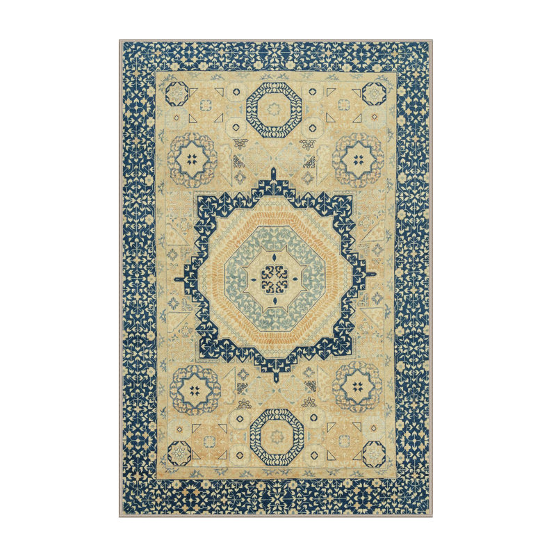 Abstract Indoor Rug, Rectangle 7' x 10'