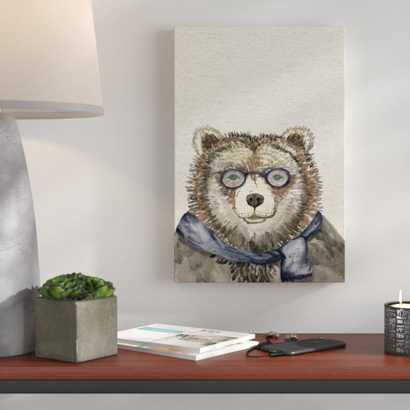 Grandpa Bear II - Painting on Canvas, 152cm H x 102cm W