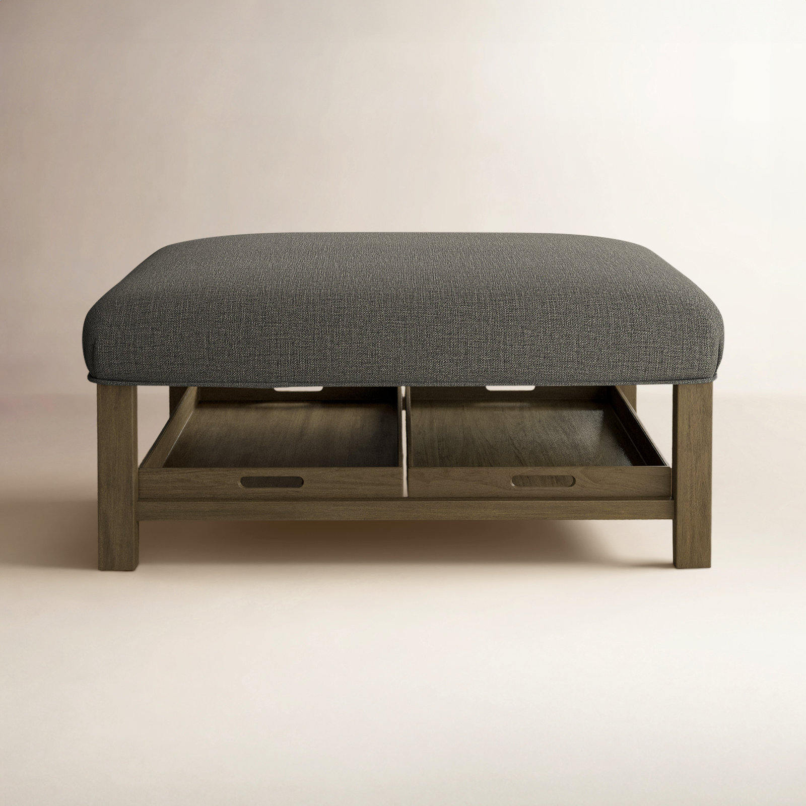 Manorville 42" Ottoman, Drusky Gray Performance